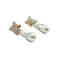 Pendientes Lucos Mujer in Plata Perla ESOR E18 ZIRC BIANCHI - ESOR E18 ZIRC BIANCHI